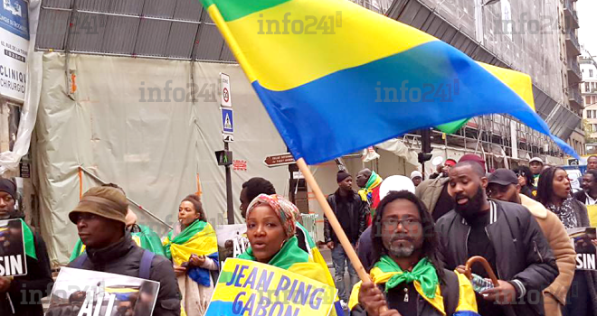 Les Gabonais ont marché pour la 63e fois à Paris contre le « hold up » électoral d’Ali Bongo